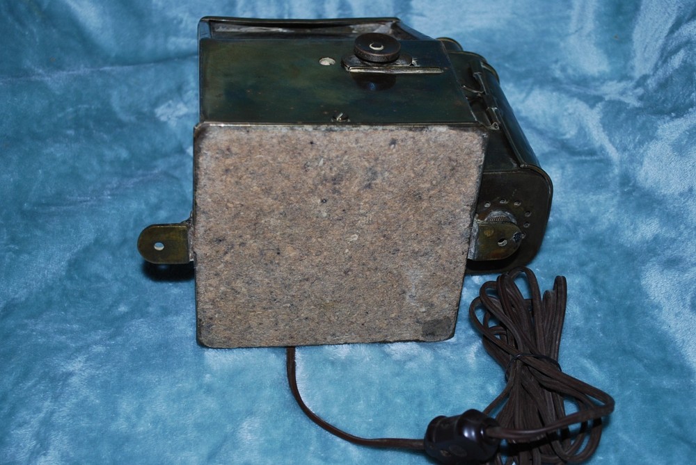 Original Brass Transportation Lantern - It has been Electrified.