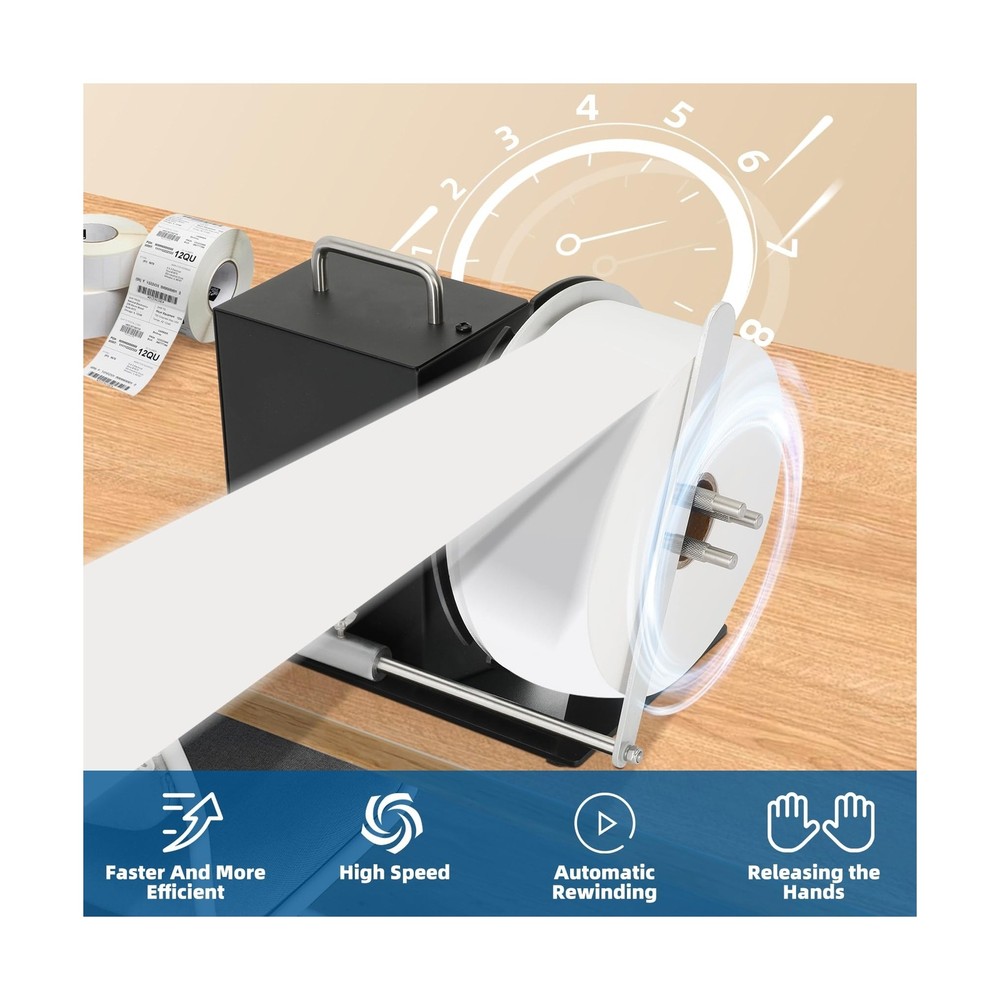 Automatic Label Rewinder Machine, Update Label rewinder Supports Any Size by ...