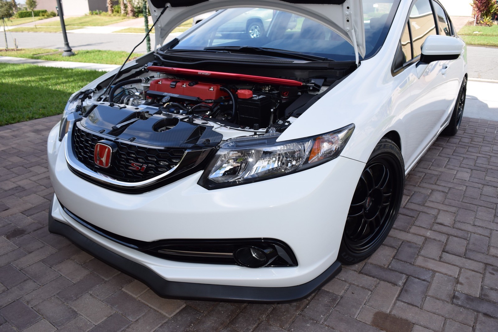 2013 - 2015 Civic SEDAN Carbon cooling Fb6 Radiator Si Hydro Dip Vtec Password