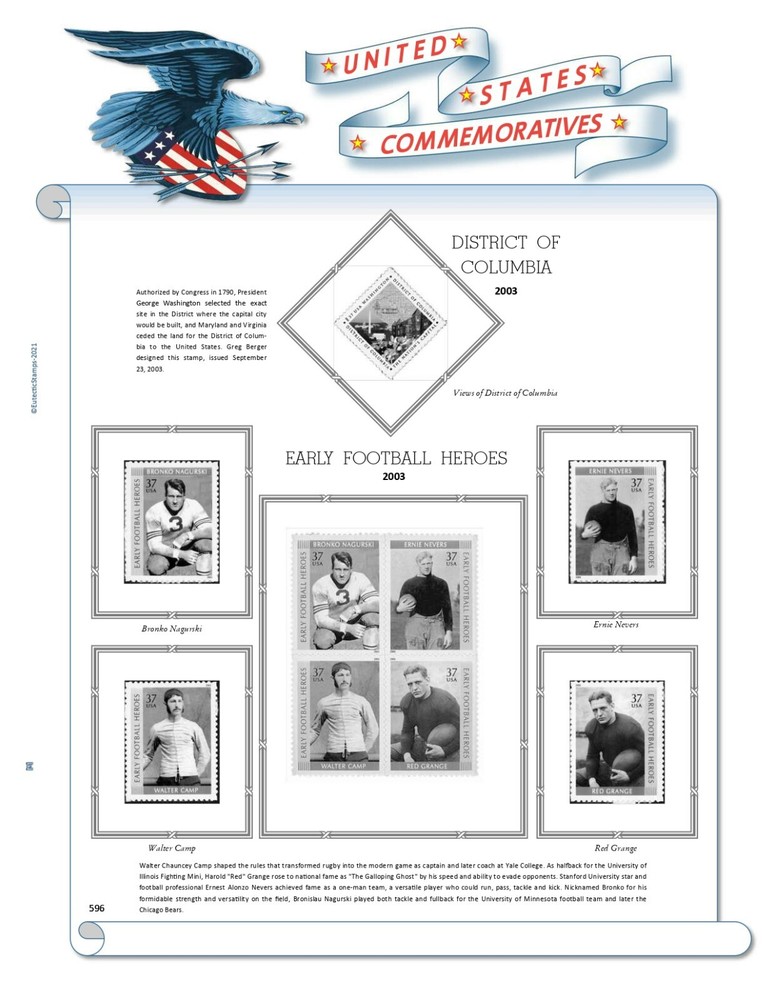 2003 U.S. Commemorative Singles COMPLETE Supplement (White Ace Alternative)