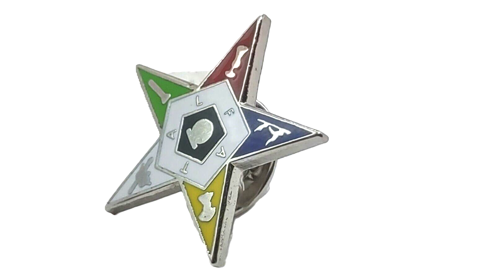 Eastern Star 1-inch Lapel Pin P02004