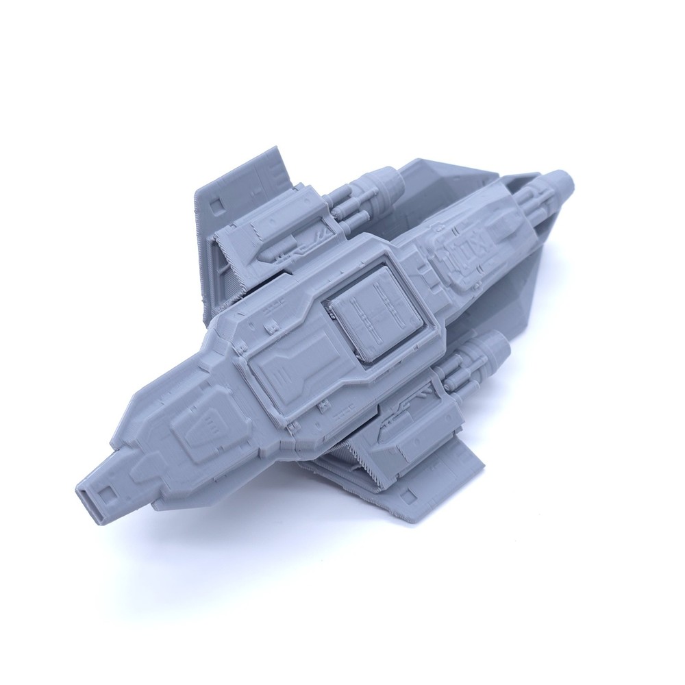 Diamondback - 1", 3", 6" or 12" Model - Custom Space Ship Sci-Fi Elite