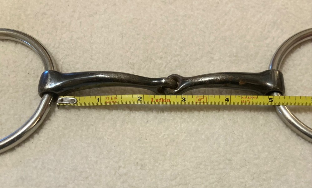 Large Loose O-Ring Sweet Iron Horse Training Snaffle Bit