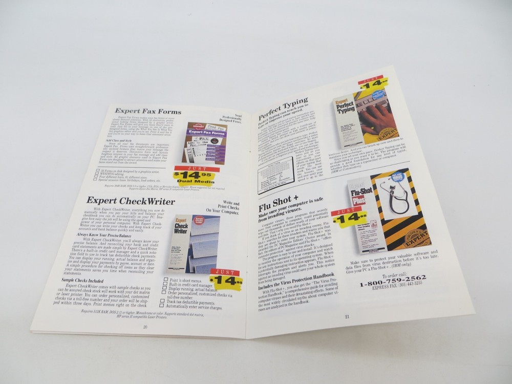 Expert Software Spring 1992 Catalog vintage computer reference