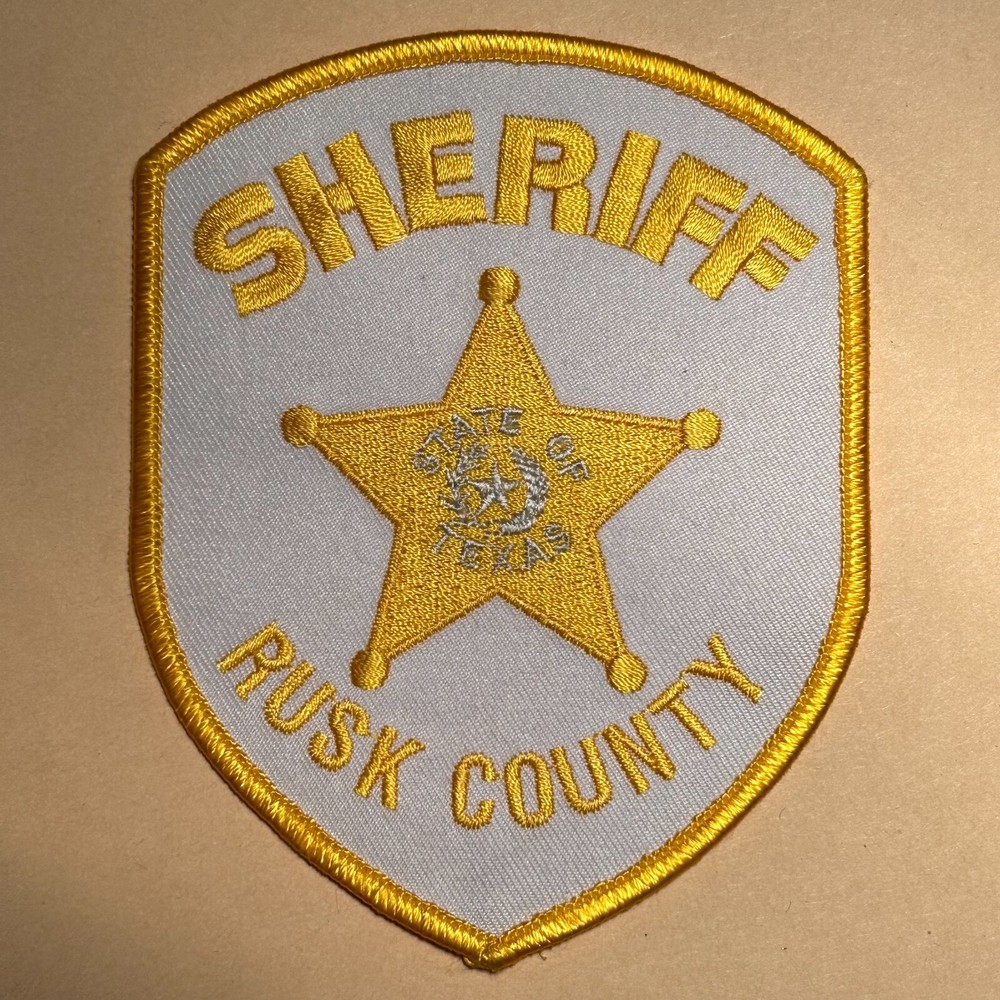 TEXAS TX RUSK COUNTY SHERIFF SHOULDER PATCH