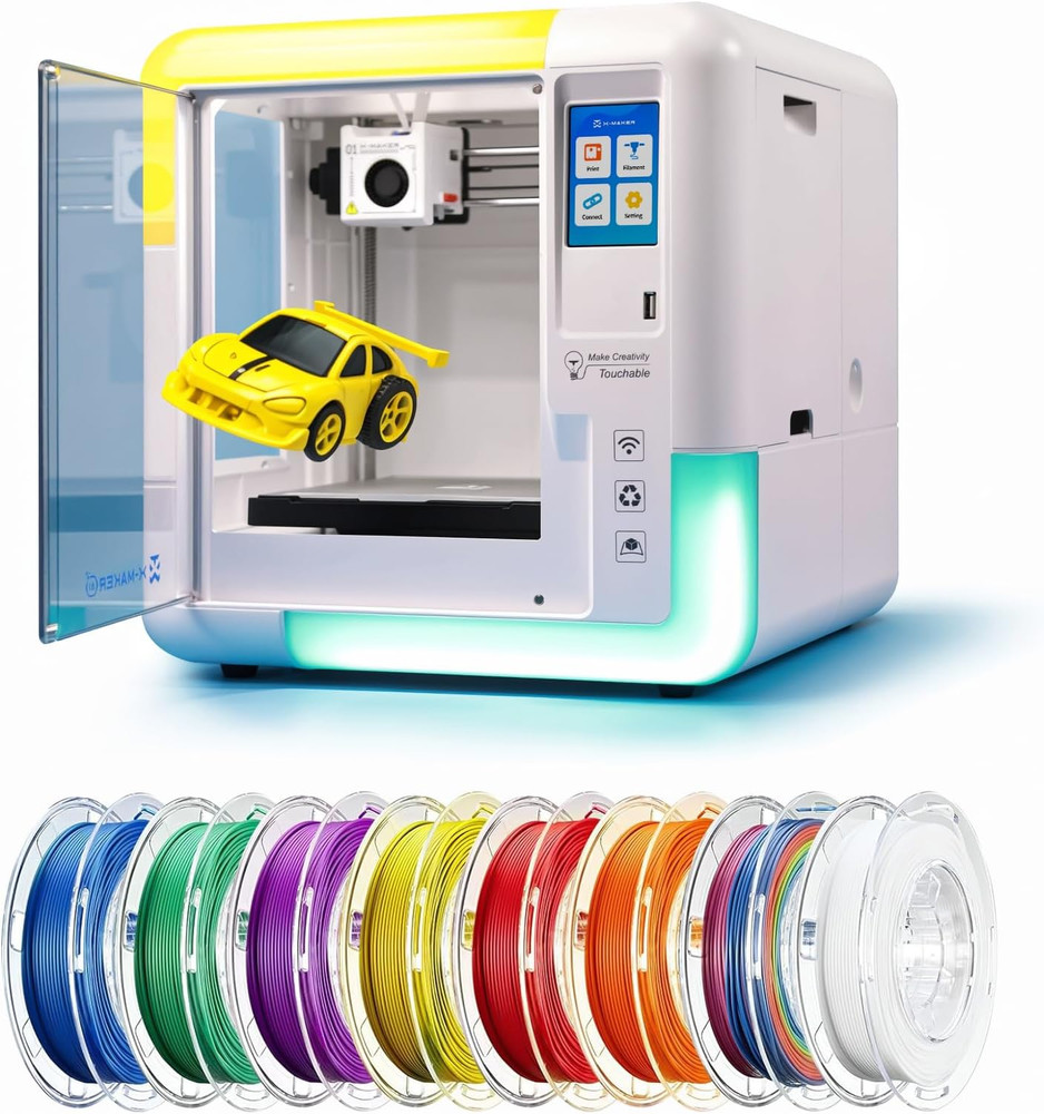 3D Printer for Kids & Beginners, Ai-Powered Fully Assembled 3D Printer with up t