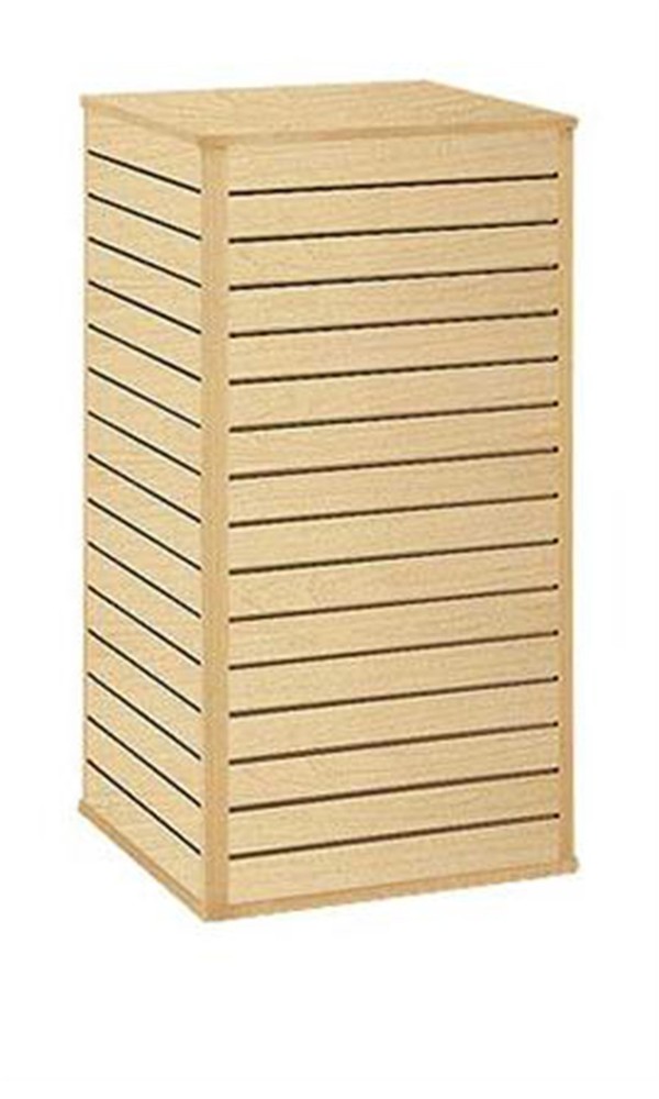 SSWBasics 24" x 48" Maple Slatwall Tower