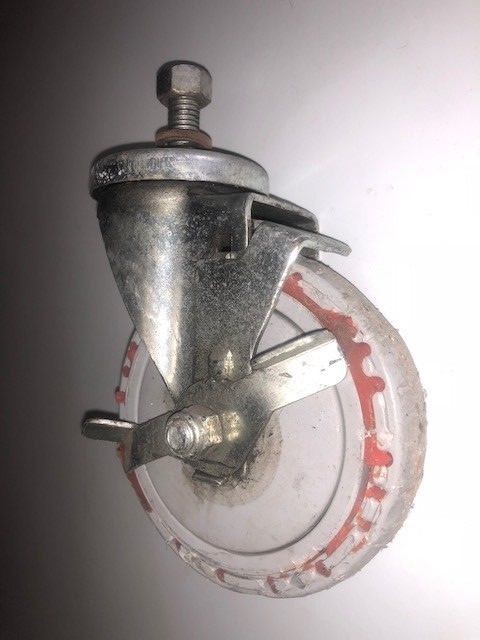 GB CYCLONE B2000 CONDUIT GARDNER BENDER REPLACEMENT FRONT CASTER WHEELS COMPLETE