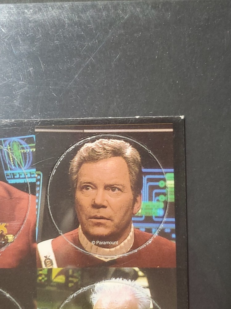 Star Trek Generations Unpunched Pog / Space Cap Sheets Two Different Pog Sheets