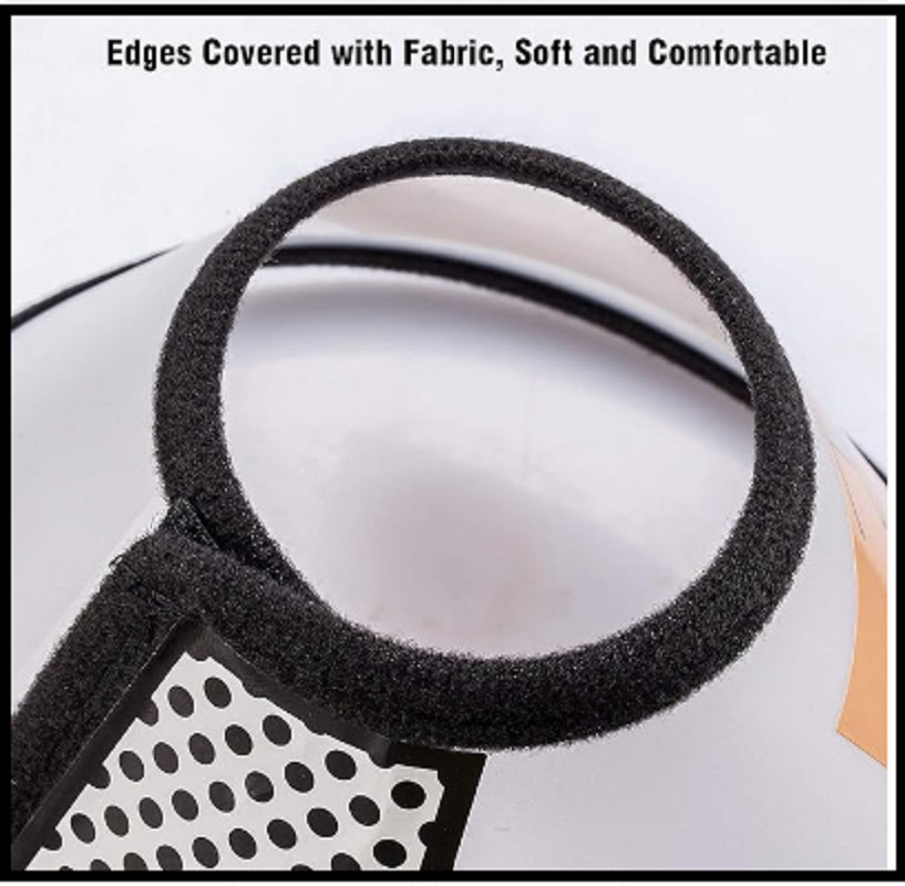 Depets Adjustable Recovery Pet Cone E-Collar for Cats Puppy Rabbit Plastic E...