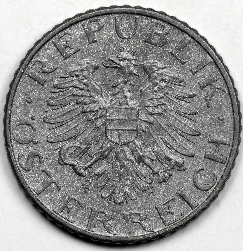 1957 Austria 5 Groschen