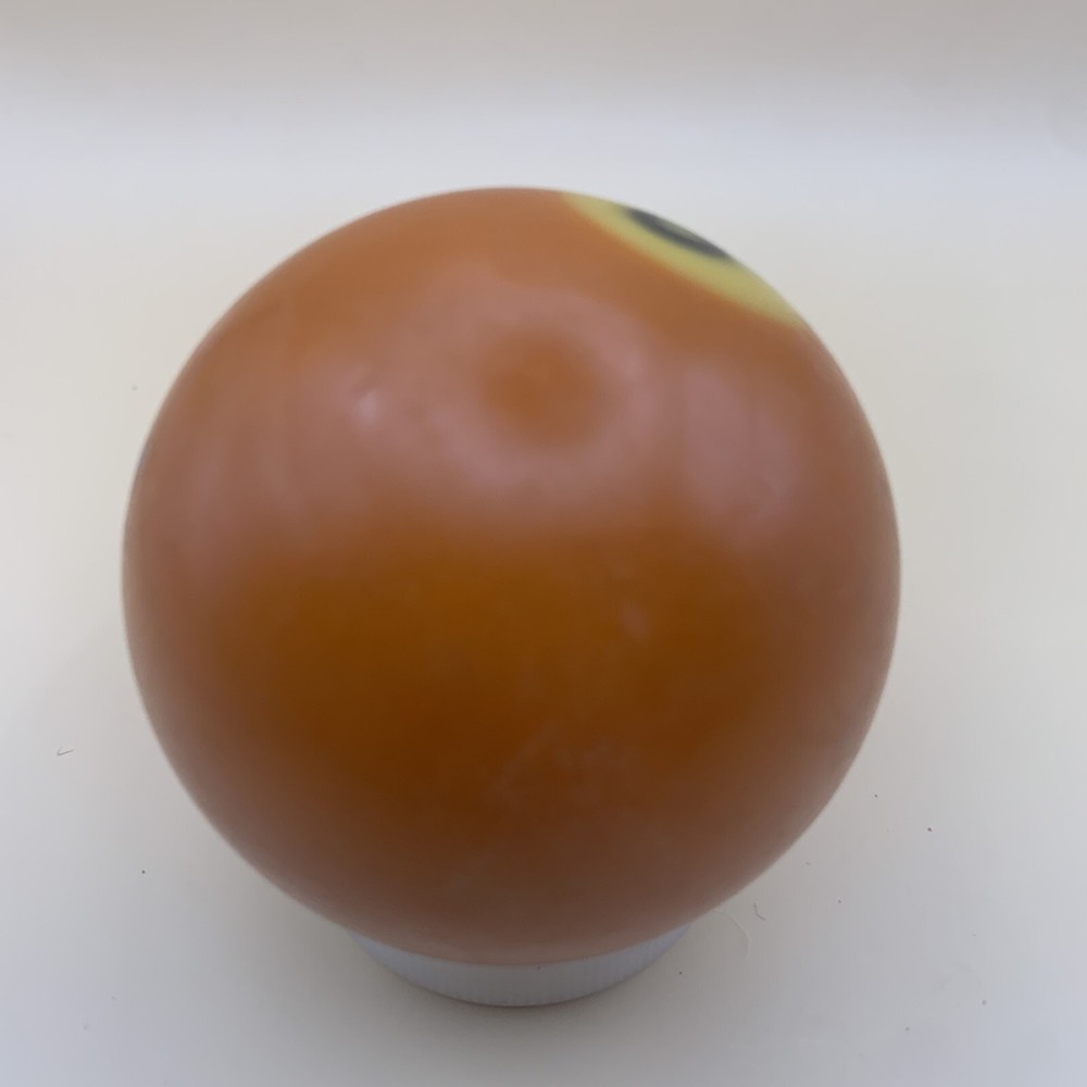 Vintage Replacement Pool Ball Billiards Orange Solid #5 Ball 2 1/4" Diameter
