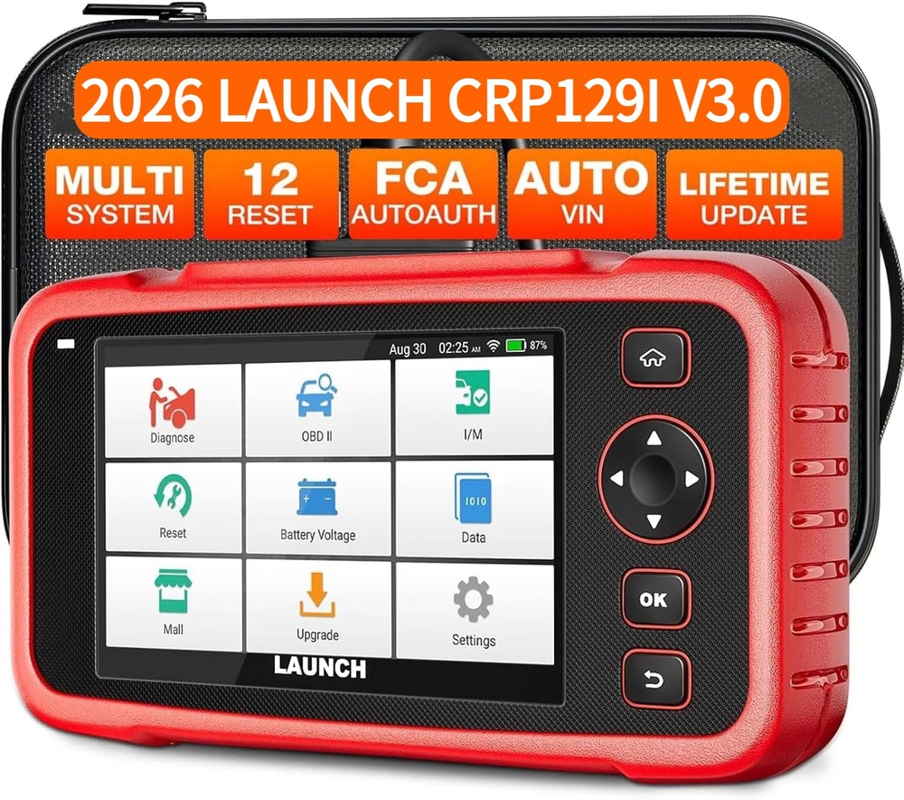 2026 LAUNCH CRP129I V3 Car OBD2 Scanner Engine SRS ABS SAS TPMS Diagnostic Tool