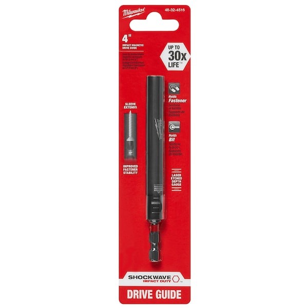 Milwaukee Tool 48-32-4516 Shockwave 4" Impact Magnetic Drive Guide
