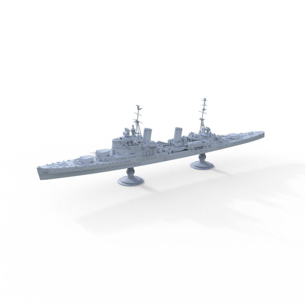 Military Model Kit HMS Liverpool Gloucester Class Light Cruiser