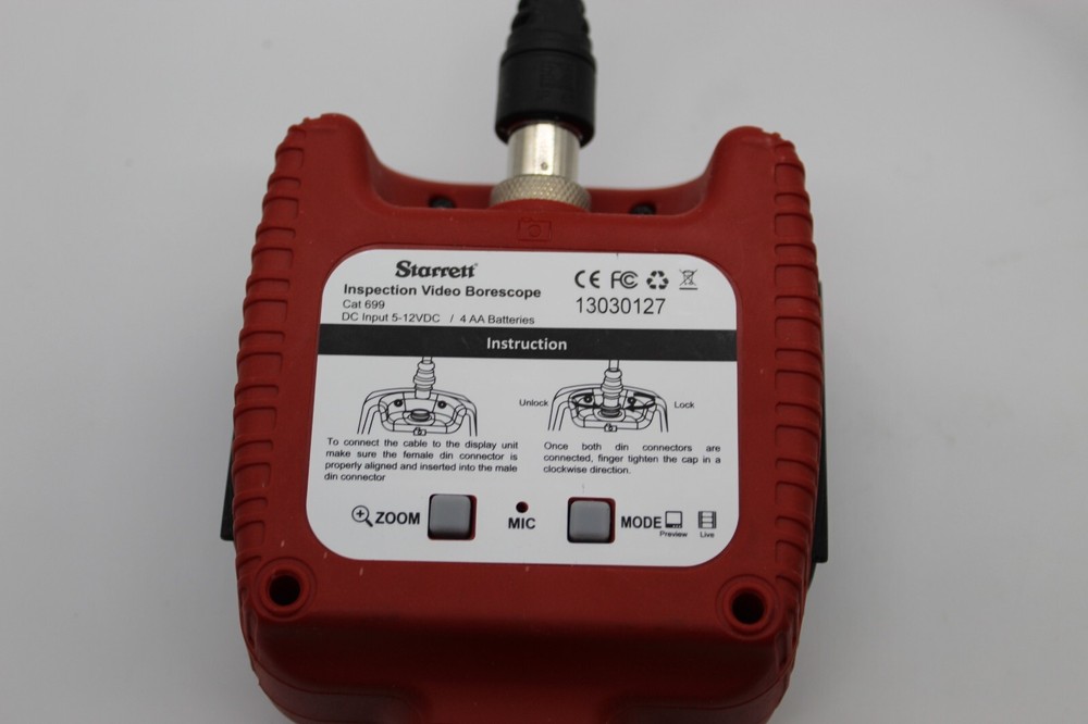 Starrett 699-10 Inspection Video Borescope