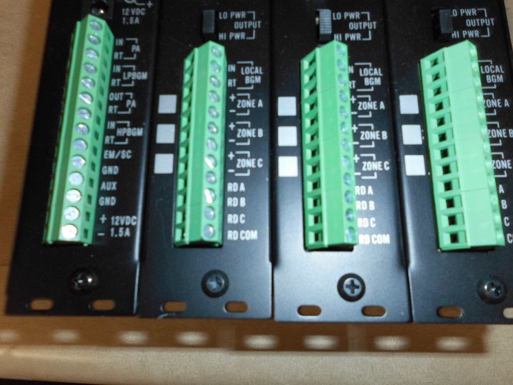 BOGEN COMMUNICATION PCM2000 CPU ZPM ZONE PAGING SYSTEM MODULE FROM A WORKING SYS