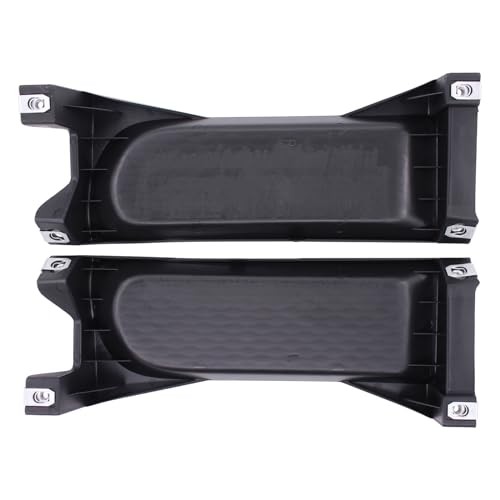 Front Driver and Passenger Side Bumper Bezel Trim Tow Hook Bezel without Hole