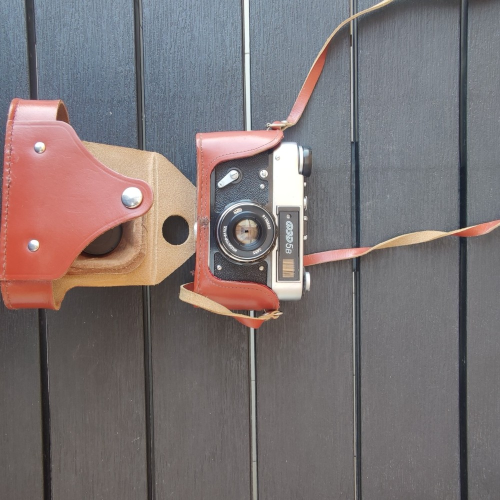Soviet Fed 5-V Camera in Leather Case