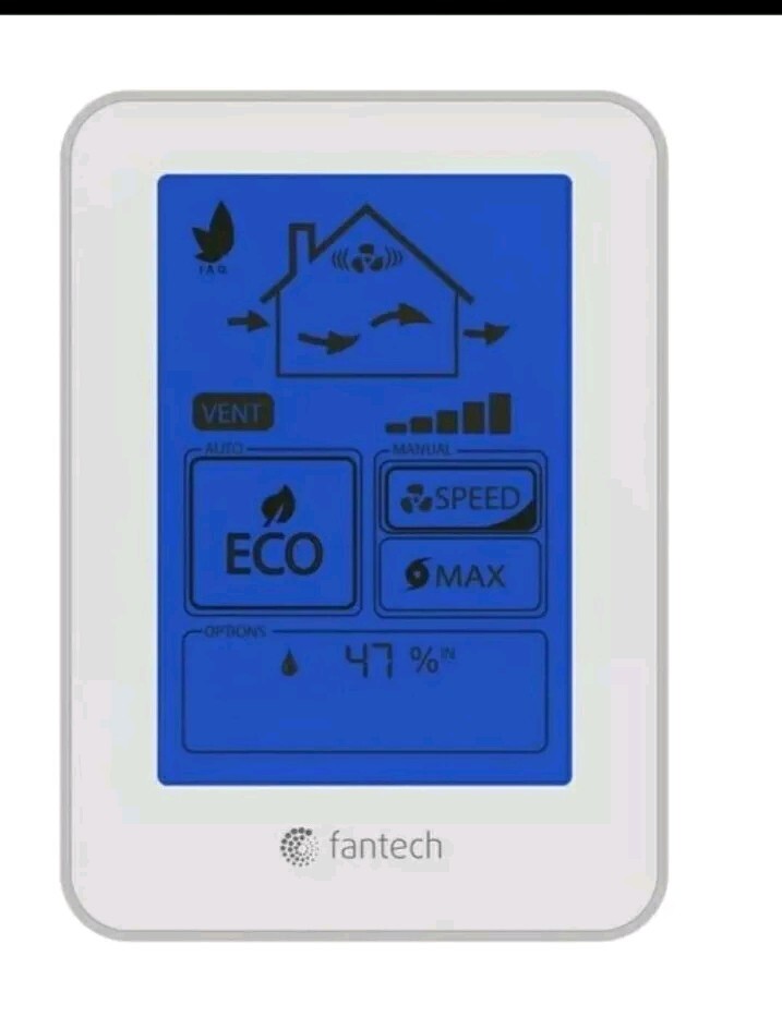 ECO-Touch IAQ Touchscreen 5-Speed Multi-Function Dehumidistat  programmable