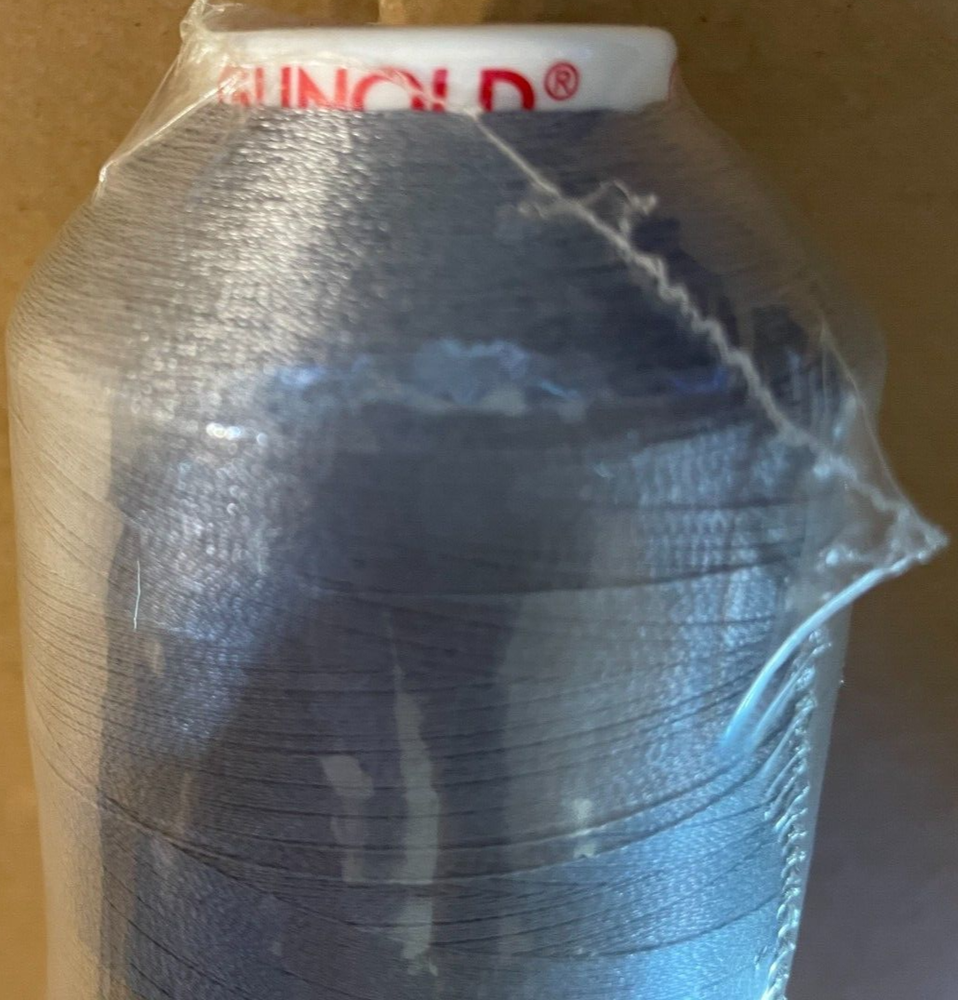 Gunold 61001 - GRAY GREY Polyester Embroidery Thread -POLY 40 Cone