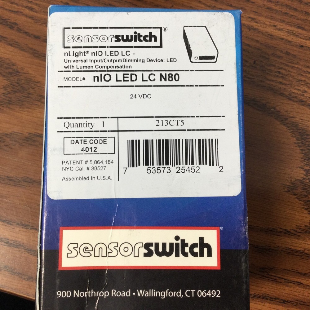 SENSOR SWITCH NIO-Led LC N80 NLIGHT UNIVERSAL INPUT/OUTPUT (LN64N)