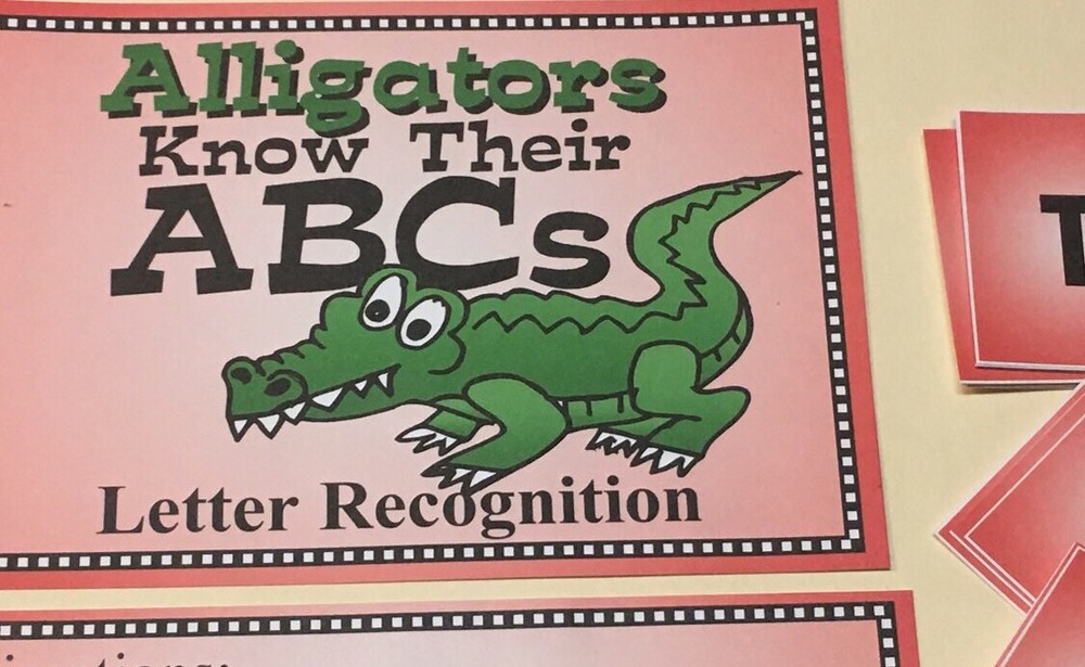 (4) Four Alphabet / Letter File Folder Set - Activity Set - READING