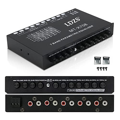 7-Band Car Equalizer Audio EQ Tuning Crossover Amplifier - Multifunctional Sound