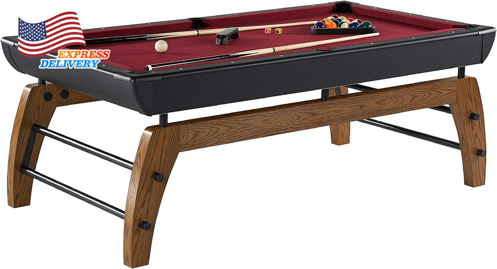 Billiard Tables Pool Tables w/Preassembled Playfields & Billiard Accessory Set