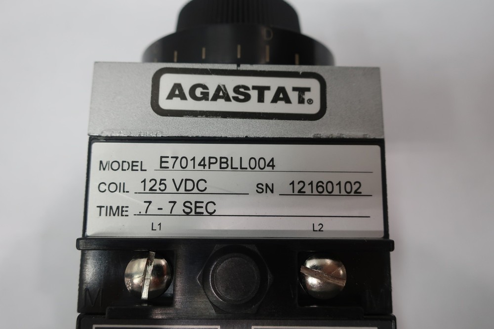 Agastat E7014PBLL004 Time Delay Relay 125v-dc