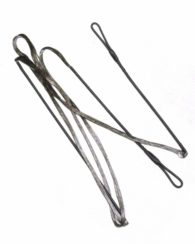 14 STRAND Black B-50 DACRON AMO LENGTH REPLACEMENT LONGBOW BOWSTRING STRINGS