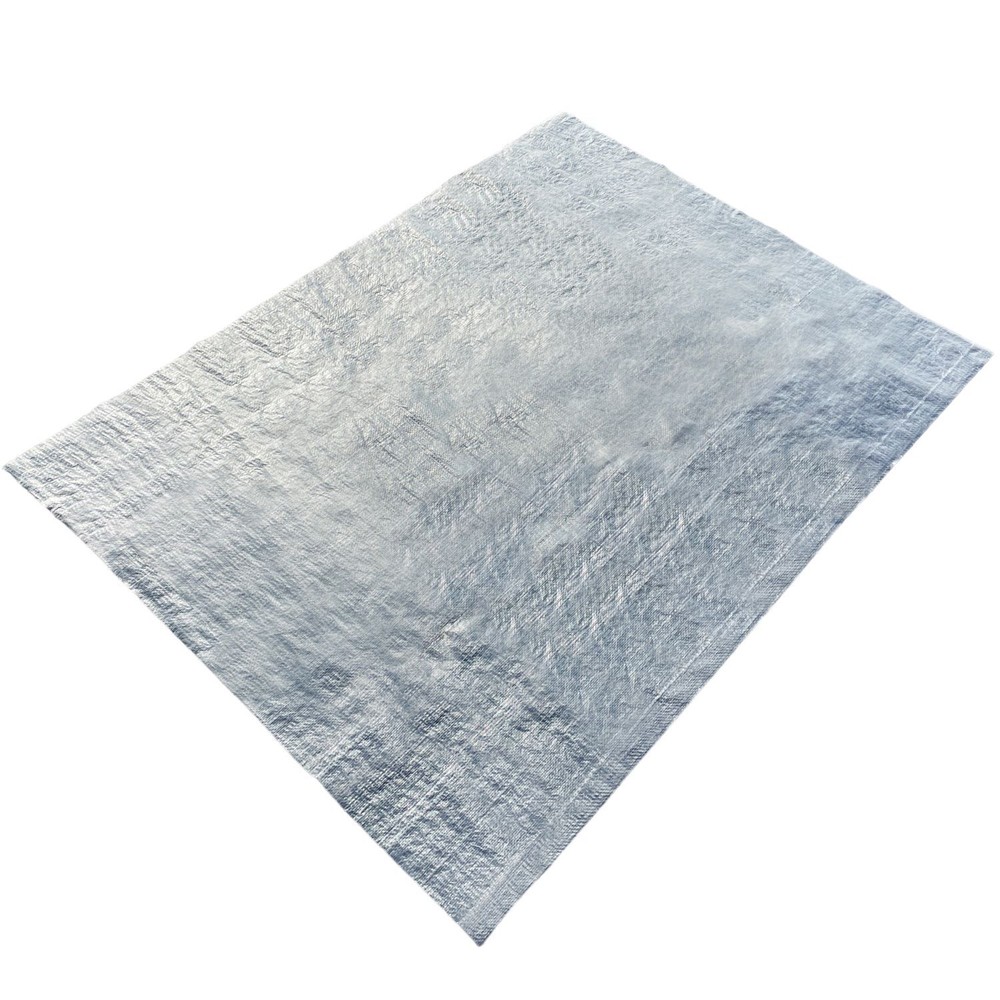 Sandbaggy 40" x 54" Clear Woven Polypropylene Packing Sheets - Laminated