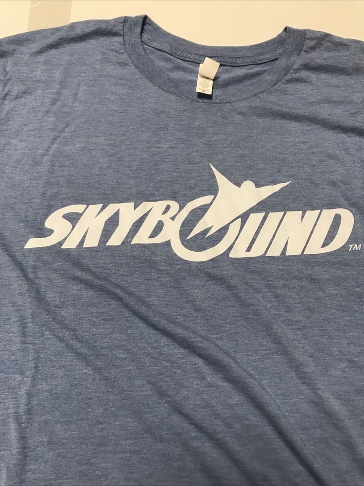 TWD Skybound Comics Logo Shirt Size XL Light Blue