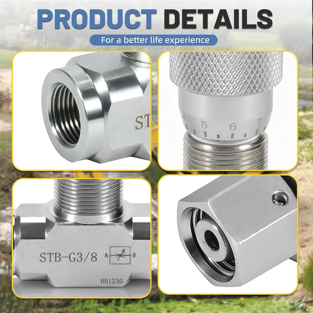 Mini Excavator Hydraulic Flowrate Control Valve For Speed Adjustment