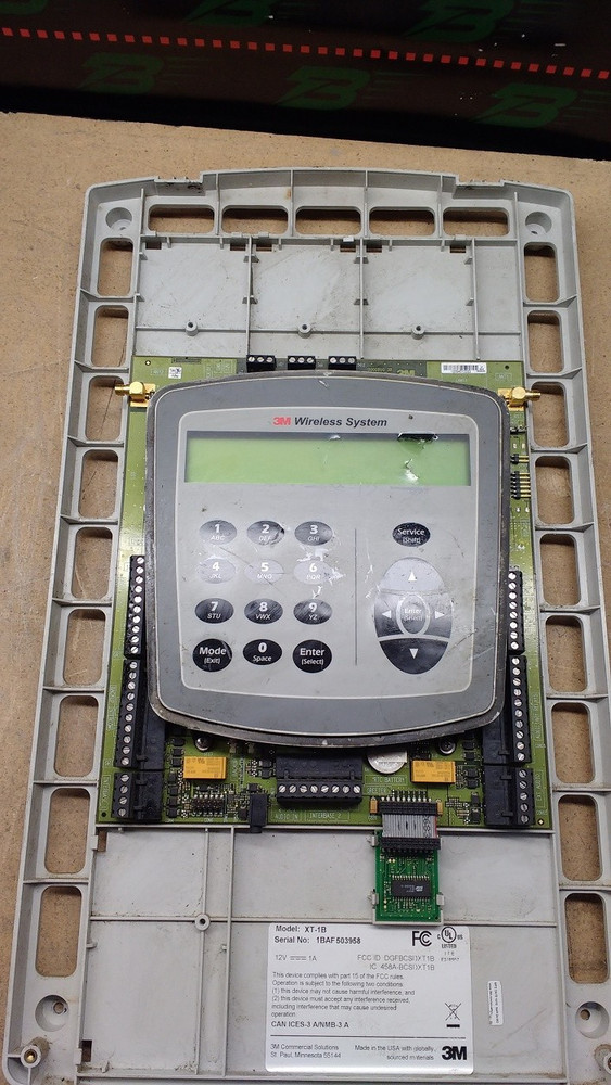 3M Wireless Drive Thru Base Stations Model XT-1 1BAC  TIMER FAIL FOR PARTS READ