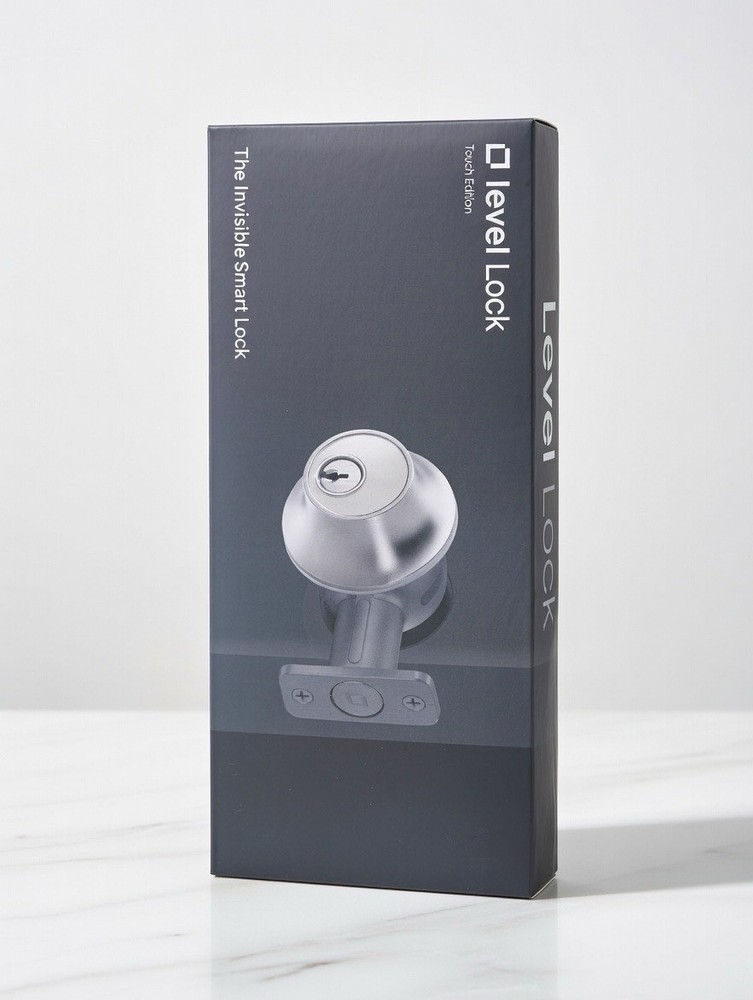 Level Lock Touch Edition - The Invisible Smart Lock - Matte Black, Sealed