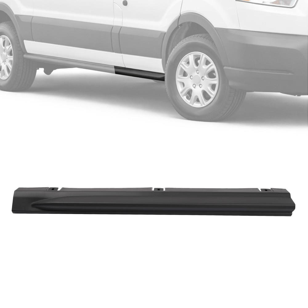 Fits Ford Transit 2015-2017 2024 Front Door Lower Rocker Molding Right w/ Clips