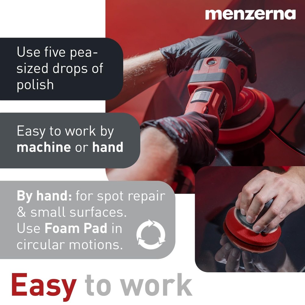 3-Step Polishing System Set for Scratch Removal Abrasive Compound Set New