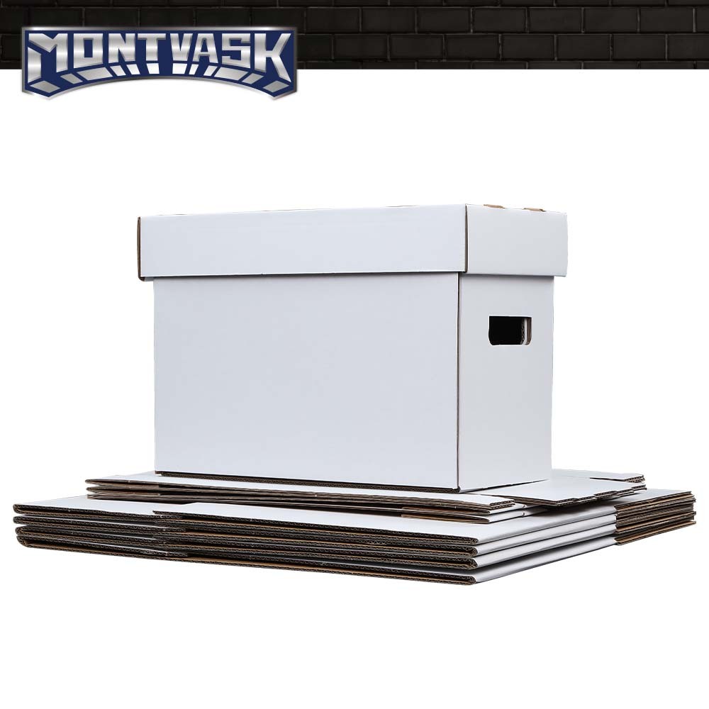 5Pcs Comic Books Storage Boxes Short Holds 150-175 Stackable Durable Archive