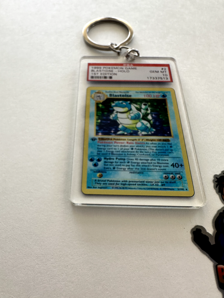 Key Issue Keychains™ - Blastoise - PSA Homage - Pokemon - SALE!!