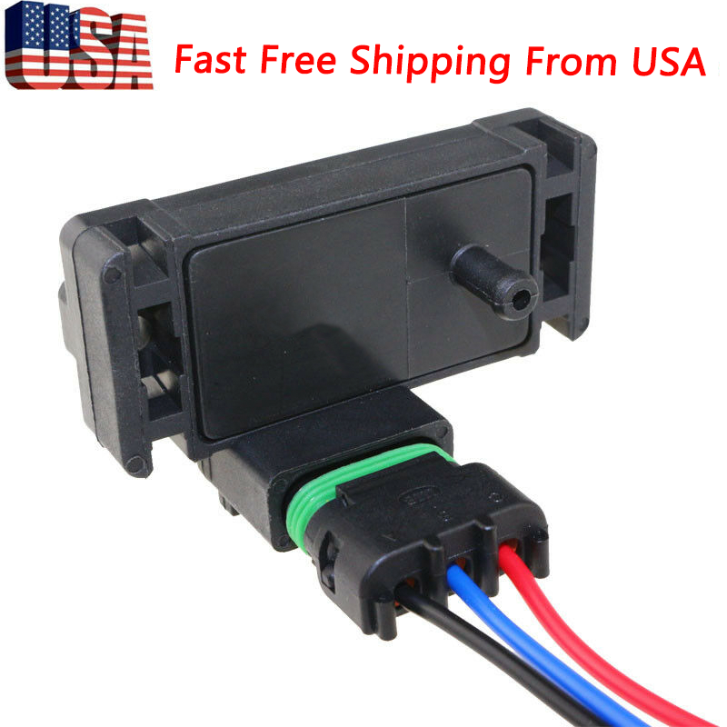 For GM 4 BAR 4BAR MAP Manifold Pressure Sensor TURBO BOOST W/ Wire Plug Pigtail