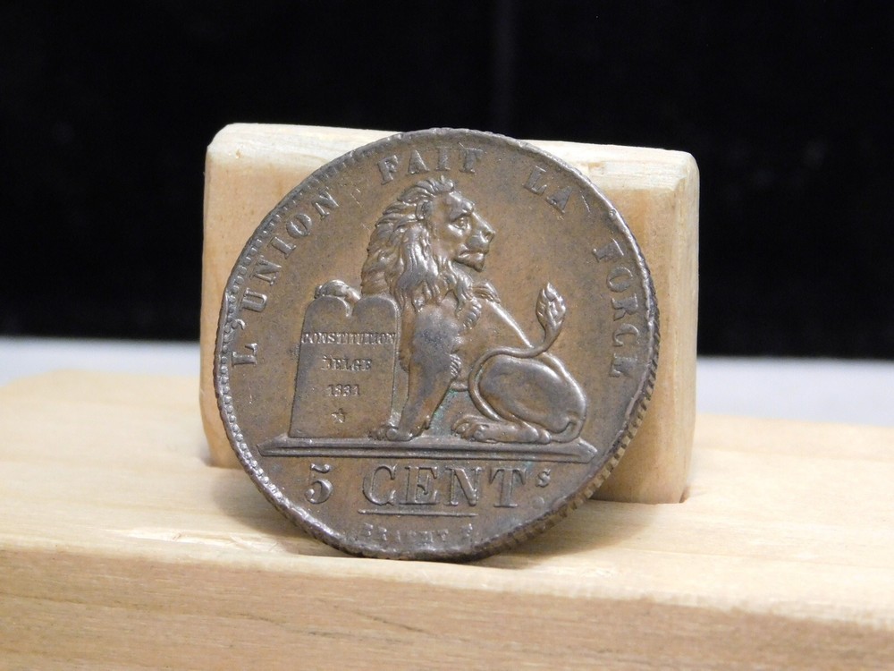 1834 Belgium 5 centimes