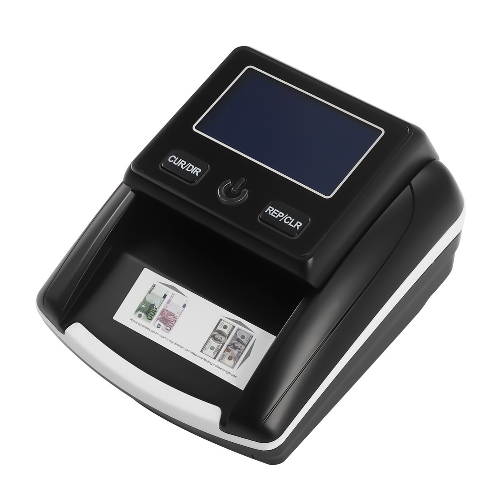 Automatic Cash Currency Money Counter Counterfeit Bill Counting Machine Checker