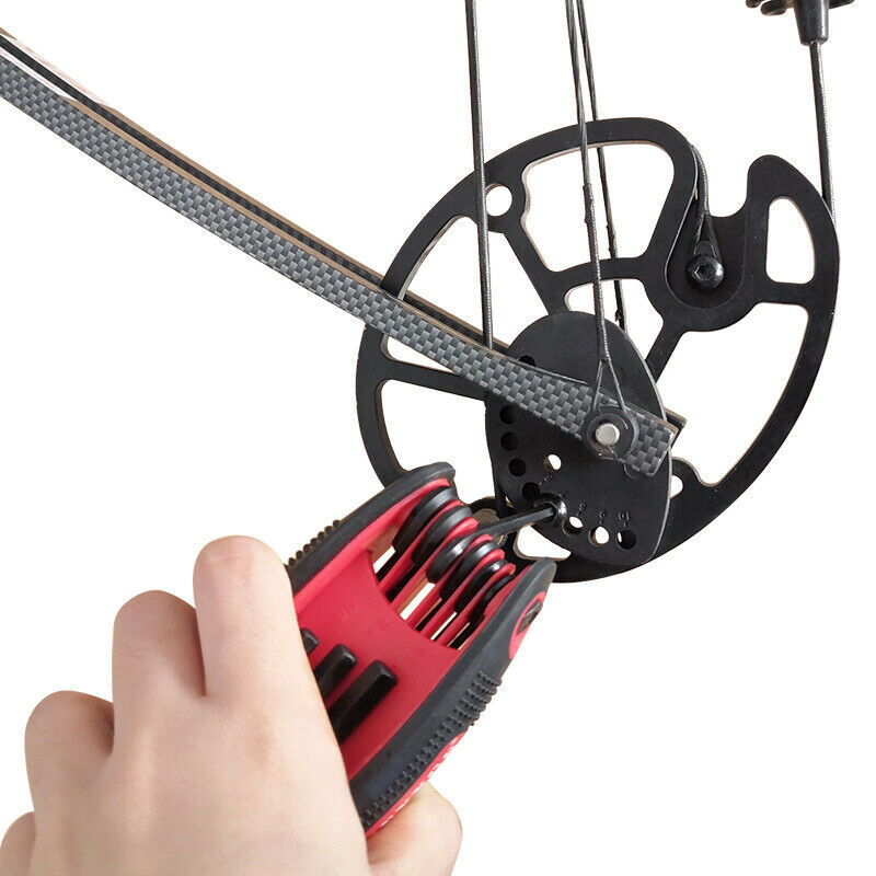 Wrench Spanner Archery Compound / Recurve Bow Hex Allen Key Tool Maintenance Set