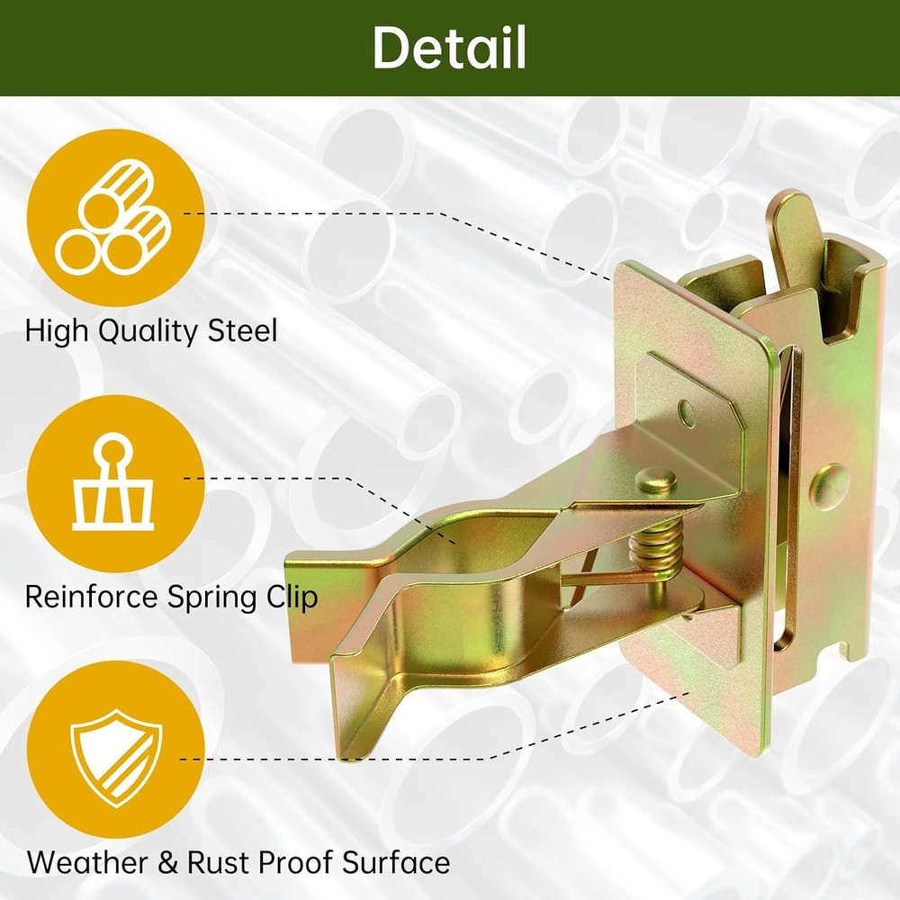 ForoGore 6 Pcs E Track Tool Holders Zinc Coated Trailer