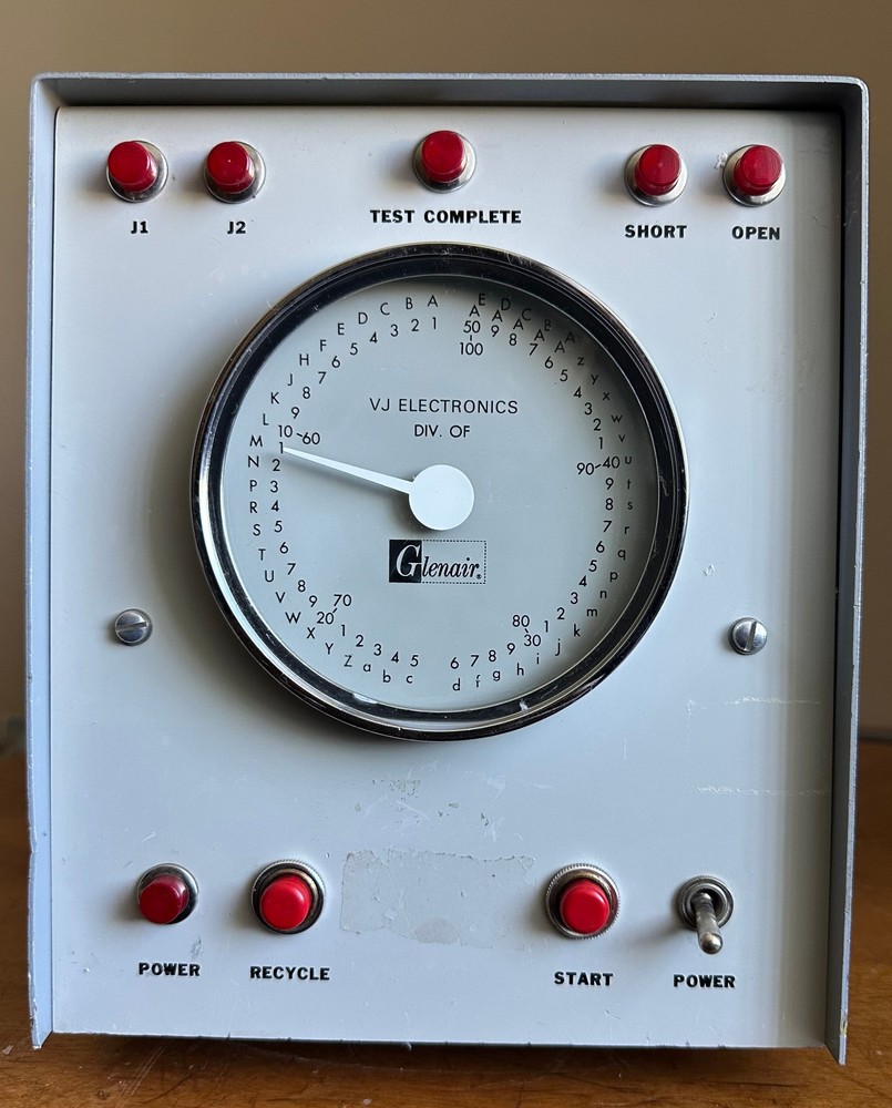 Glenair VJ Electronics Model 101 Automatic Aviation Cable Tester w/Handle