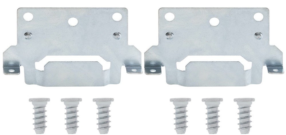 Spare Hardware Parts Replacement for IKEA Bed Frame 116791+105307, Silver