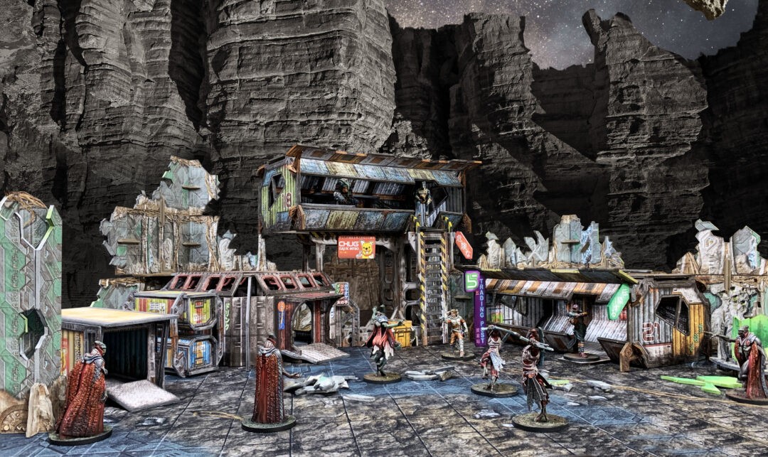 Battle Systems Trader Encampment Terrain Set for 28mm Wargames