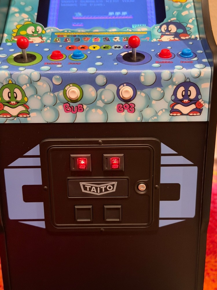 Bubble Bobble Numskull Quarter Arcades 1/4 Scale Arcade Machine
