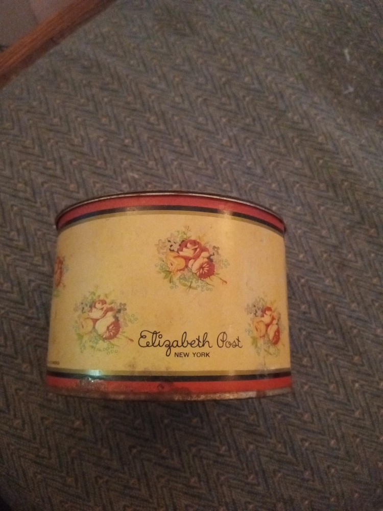 Elizabeth Post Dusting Powder New York Tin 1930's